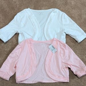 Place Kids Blouse Set in Pink and White
